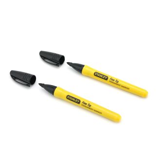 Marker permanent subtire Stanley 0-47-316, 2 buc/set