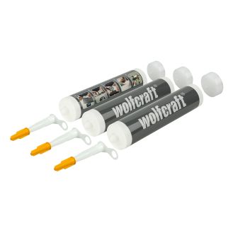 Set 3 cartuse goale Wolfcraft 4044000, 310 ml