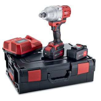 Masina de insurubat cu impact cu acumulatori Flex 492647, IW 3/4" 18.0-EC/5.0 Set,  Li-Ion 18 V/5.0 Ah,1060 Nm