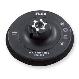 Pad velcro Flex 503754, BP-M II D115 M14, 115 mm