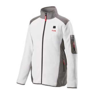 Fleece incalzit electric Flex 512109, TF White 10.8/18.0 XXL Lady, compatibila cu acumulatori Li-Ion 10.8 si 18 V, pentru femei, marime XXL