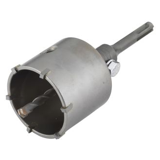 Carota cu burghiu centrare SDS Plus Wolfcraft 5483000, D 68 mm, lungime activa 46 mm
