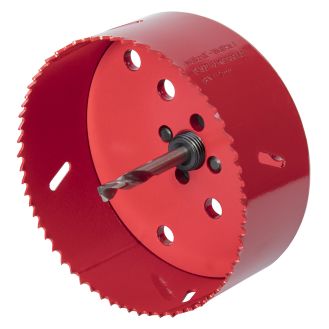 Carota bimetal Wolfcraft 5496000, diametru D 112 mm, adancime de taiere 40 mm