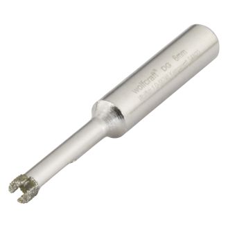 Burghiu diamantat "Ceramic" Wolfcraft 5916000, D 6 mm, lungime activa 30 mm