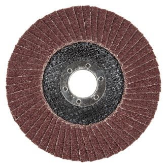 Disc lamelar Wolfcraft 8425000, granulatie 40, profil convex, corindon, 125X22.23 mm