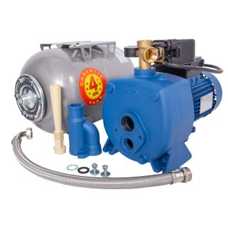 Hidrofor cu pompa de mare adancime Wasserkonig STA1503/25H, putere 1100 W, debit 1500 l/h, inaltime refulare 50 m, aspiratie 50 m, vas de expansiune 25 litri